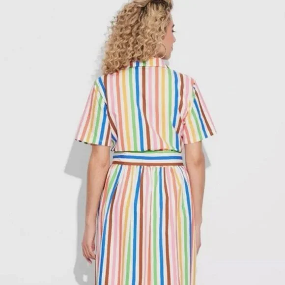Target - Pride Woven Dress - Rainbow Stripe - Picture 2 of 6
